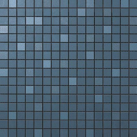 Мозаика Atlas Concorde (италия) Mek Blue Mosaico Q Wall 9MQU 305x305 мм (Керамическая плитка для ванной)