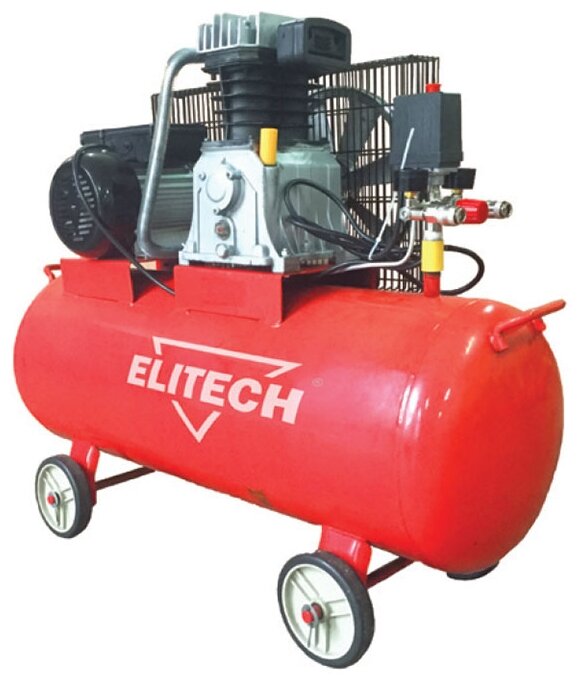 Компрессор масляный ELITECH КПР 100/450/2.2, 100 л, 2.2 кВт