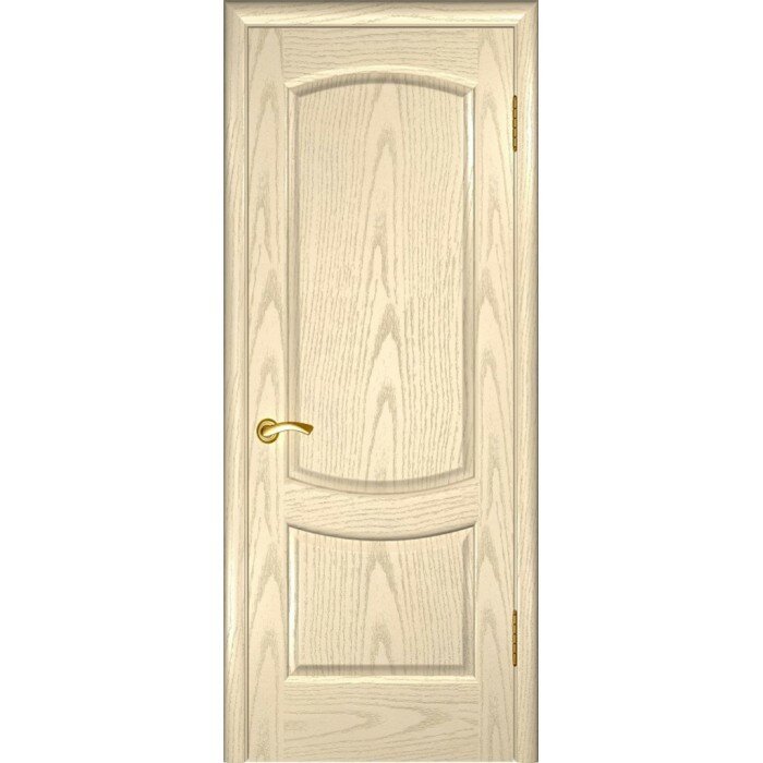 Межкомнатная деревянная дверь Лаура 2 (Дуб слоновая кость , глухая) глухая, слоновая кость