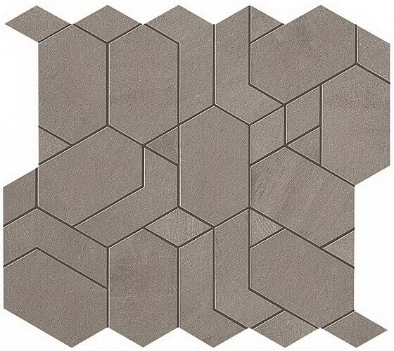 Керамическая мозаика Atlas Concorde Мозаика Керамогранит BOOST Grey Mosaico Shapes 31х33,5 (м2)