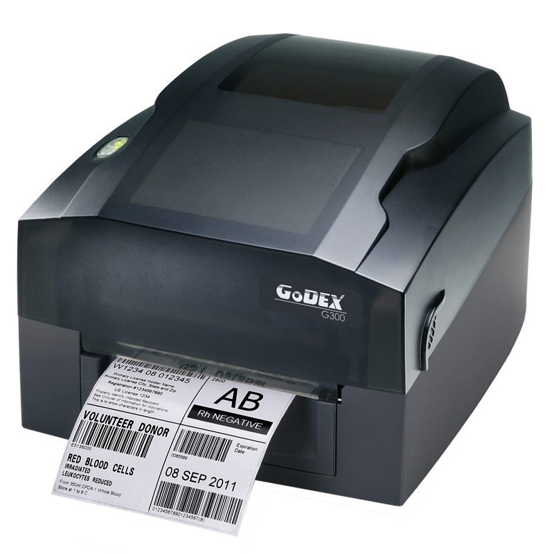 GODEX G300US, термотрансферный принтер этикеток, 203 dpi, и/ф USB+RS232 (011-G30D12-000)