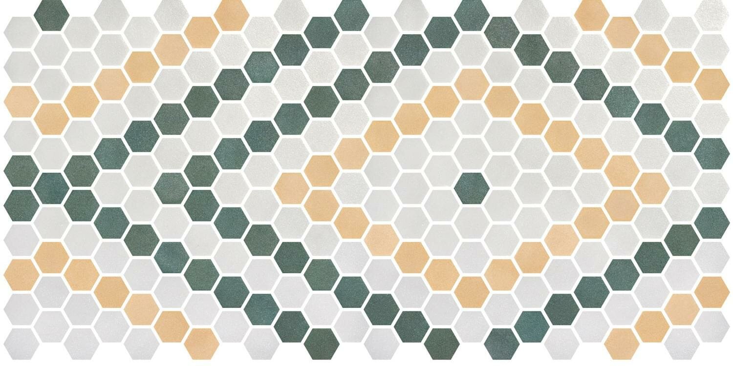 Мозаика Onix Mosaico Hex Geo Patterns 15 30.1x29