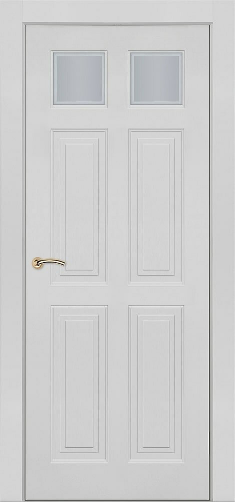 Дверь Фрамир MODERN эмаль ПО EMMA 4-1 Цвет:Любой цвет по RAL Остекление:Сатинат бронза