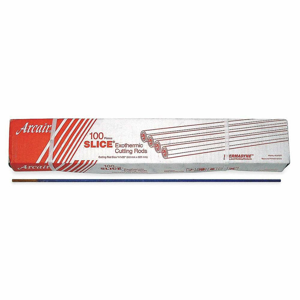 Стержни для экзотермической резки ESAB ArcAir Slice Exothermic Cutting Rods, Uncoated ф 7,0 мм х 559 мм (100шт)