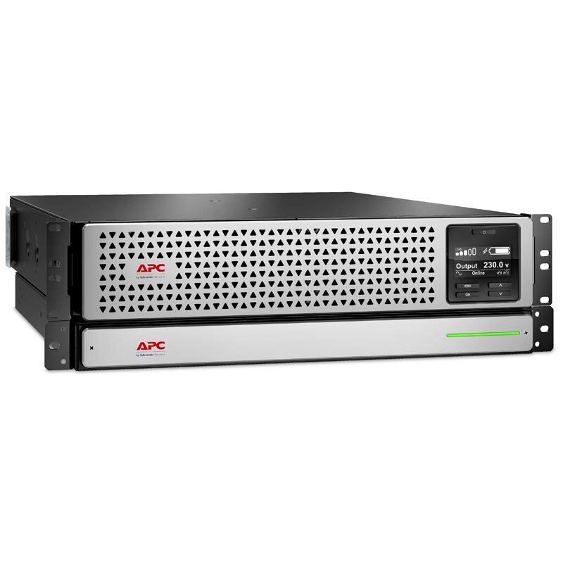 APC Smart-UPS SRT Li-Ion RM, 2200VA/1980W, On-line, Extended-run, Rack 3U, LCD, USB, SmartSlot, 5 year warranty [SRTL2200RMXLI]