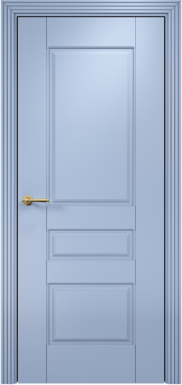 Дверь Оникс Версаль фрезерованное Цвет:эмаль голубая мдф Остекление:Без стекла