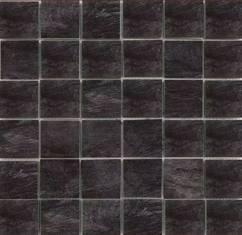 Плитка Rex Ceramiche Ardoise Mosaico Noir Grip 30x30