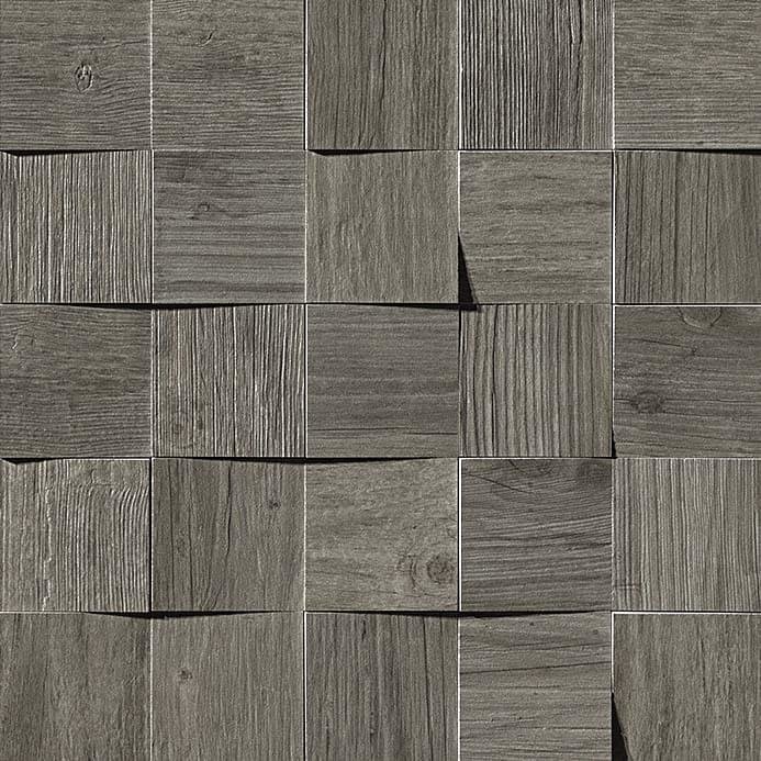 Мозаика Atlas Concorde Axi Grey Timber Mosaico 3D 35x35