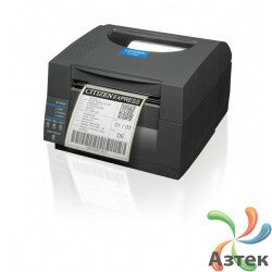 Принтер этикеток Citizen CL-S521 термо 203 dpi темный, USB, RS-232, 1000815