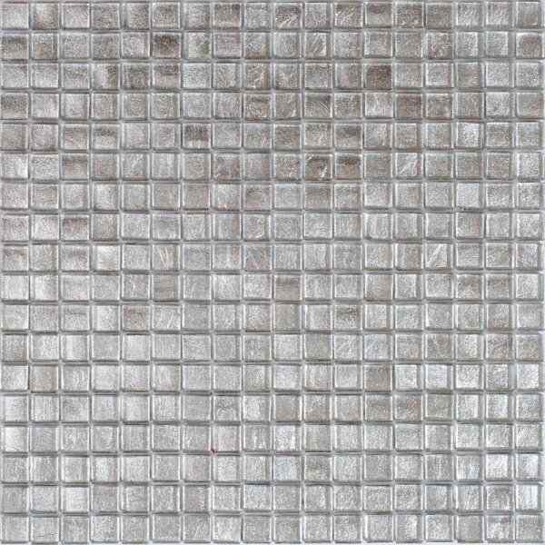 Мозаика стеклянная Alma BS12 Чист цвета 15 мм Beauty стекло,серебро,глянц,29.5x29.5
