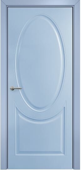 Межкомнатная дверь Оникс Брюссель (Эмаль голубая по МДФ) глухая