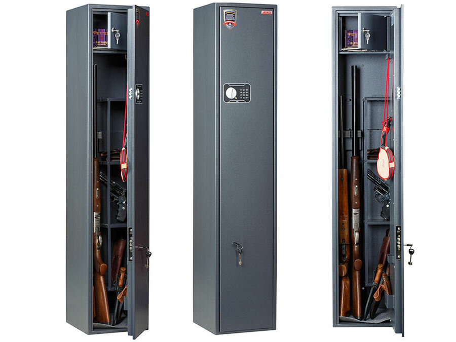 Оружейные шкафы и сейфы Промет AIKO Беркут-150 EL цвет: Темно-серый - Раздел: Средства безопасности, противопожарные системы