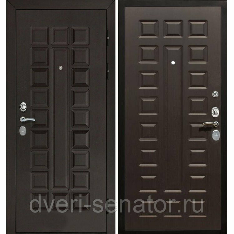 Senator ФЛ-183 цвет Венге входные стальные двери в квартиру