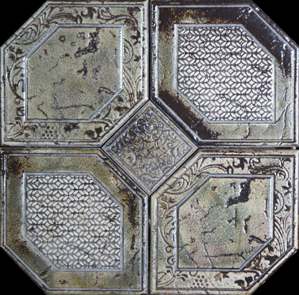 Керамическая плитка Infinity Ceramic Tiles Courchevel Verde напольная 27x27