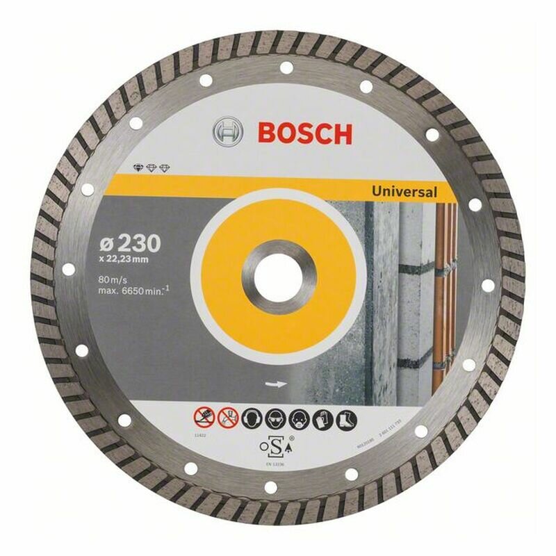 Диск алмазный BOSCH 2608603252 Standard for Universal Turbo 230x22,23 мм, 10 шт в уп.