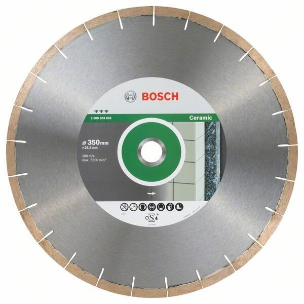 Алмазный диск Best for Ceramic  Stone 350x25.4mm Bosch [2608603603]