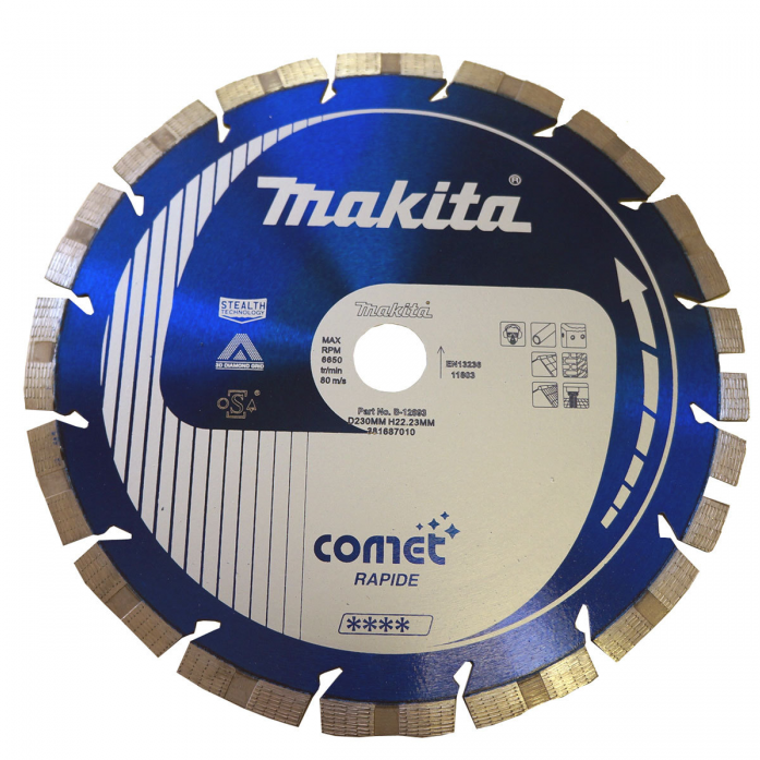 Диск алмазный сегментный 350х25,420мм Makita Comet Enduro B-13524