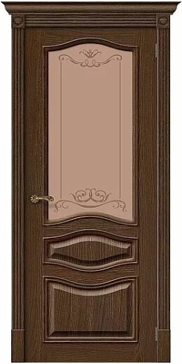 Межкомнатная дверь Браво Вуд Классик-51 (Golden Oak) остекленная