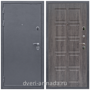 Входные двери для квартир Дверь входная Армада Престиж Антик серебро / МДФ 10 мм ФЛ-38 Дуб филадельфия графит