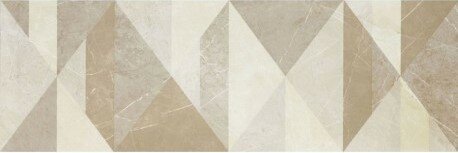 Декор Evolutionmarble Riv Decoro Tangram Golden Cream 32,5х97,7