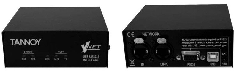 Система озвучивания помещений Tannoy Vnet™ USB RS232 Interface USB