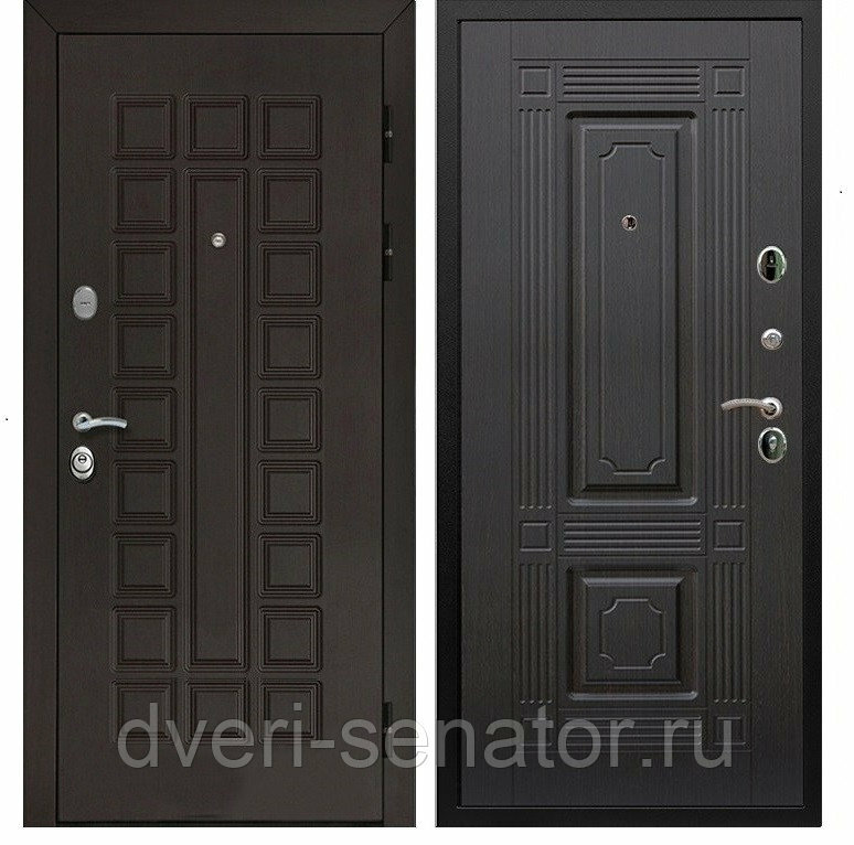 Senator ФЛ-2 цвет Венге входные стальные двери в квартиру