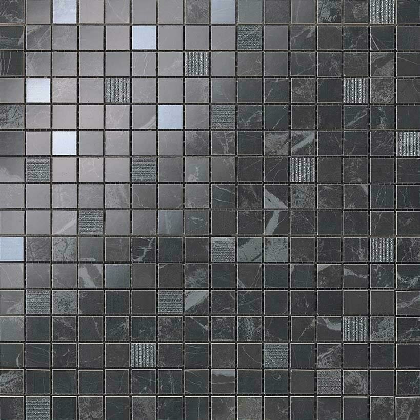 Мозаика настенная Atlas Concorde Brick Atelier Noir S.Laurent Mosaic 30,5x30,5, 9MVN, м.кв.