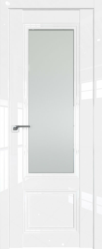 Глянцевая дверь экошпон PROFIL DOORS 2.103L (Белый люкс)