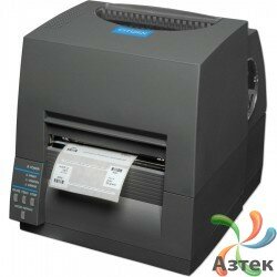 Принтер этикеток Citizen CL-S631 термотрансферный 300 dpi темный, USB, RS-232, 1000819