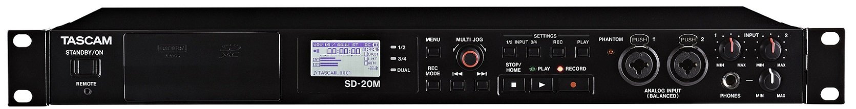 Tascam SD-20M 2-канальный SD рекордер-плеер Wav/MP3