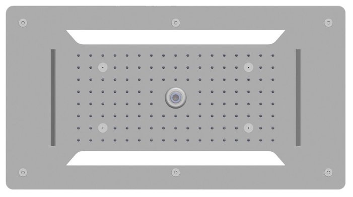 Верхний душ встраиваемый RGW SP-71 (хром) хром