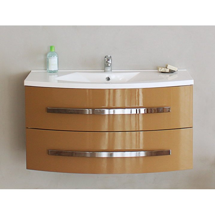 Тумба под раковину BelBagno PROSPERO BB1000DCS2C/SO-BB1000ARL Shampagne gold (oro) 100 см