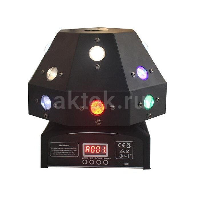 Светодиодная цветомузыка с лазером SkyDisco MH 16 Led RGB