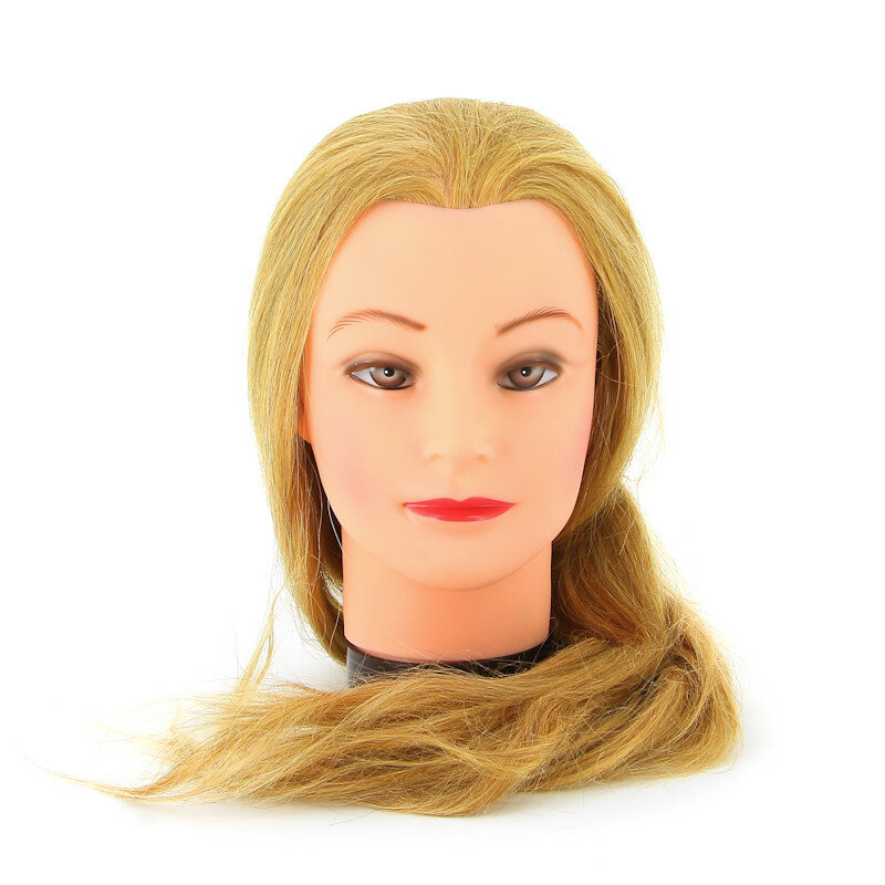 Голова-манекен учебная для парикмахеров quot;Блондинкаquot;, натуральные волосы 50-60 см