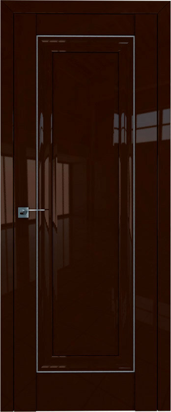 Глянцевая дверь экошпон PROFIL DOORS 23L (Терра)