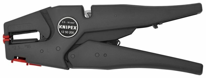 Автоматический стрипер KNIPEX 12 50 200, самонастраивающйся, 200 mm
