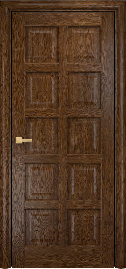 Дверь Оникс модель Вена 2 Цвет:Дуб Коньяк Остекление:Без стекла