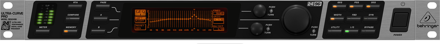 Behringer DEQ2496 Ultra-Curve Pro цифровой мастеринг-процессор