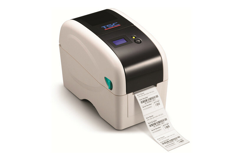 Принтер этикеток TSC TTP-323 (светлый) с отрезчиком 99-040A032-00LFC