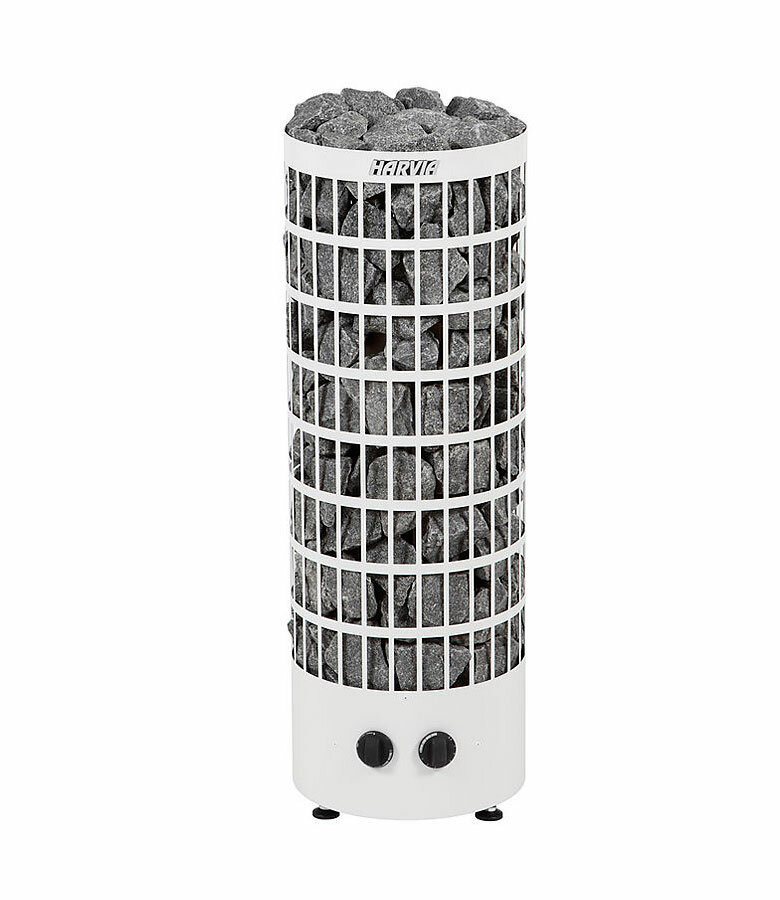 Harvia Электрическая печь harvia cilindro pc90 white 9 квт (встроенный пульт) (ehh06567)