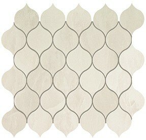 Мозаика Atlas Concorde Marvel Edge Imperial White Drop Mosaic 27,2x29,7 9EDW, м²