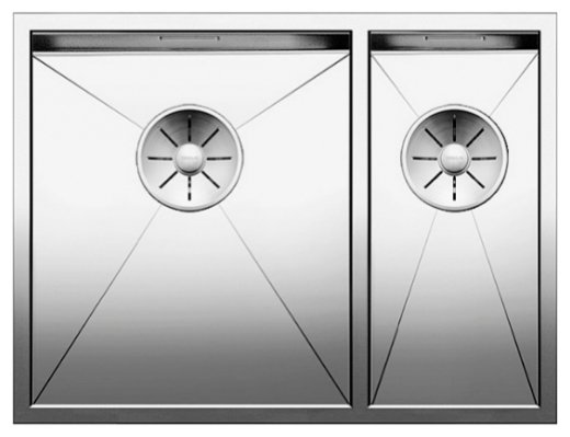 Интегрированная кухонная мойка Blanco Zerox 340/180-IF InFino L 58.5х44см нержавеющая сталь