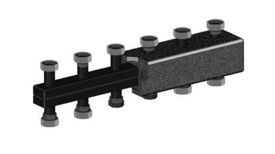 Группа быстрого монтажа Meibes Настенный распределительный коллектор на 3-5 отоп. Контура ME 66301.3
