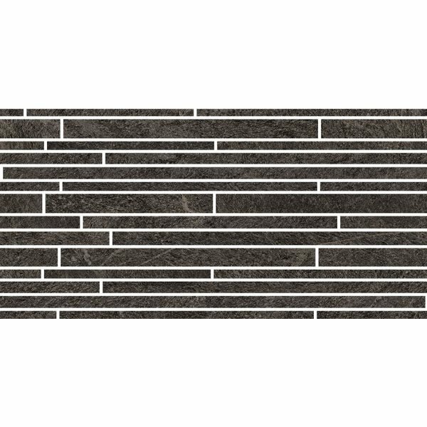 Мозаика Marazzi Italy Mystone Quarzite Black Muretto M0Q9 30x60 матовая