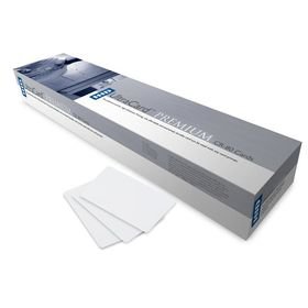 HID 82289. Поликарбонатные карты FARGO UltraCard PC для ретрансферной печати и лазерной гравировки [цвет белый, размер CR-80, толщина 0,76мм (30mil), 500 шт. в упаковке]