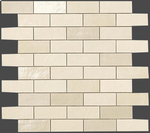 Керамическая плитка Atlas Concorde 9EMW Ewall White MiniBrick Декор 30,5x30,5