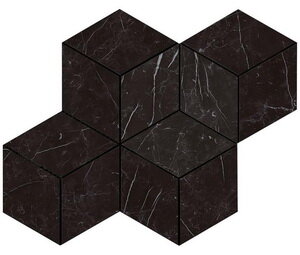 Atlas Concorde Marvel Stone Nero Marquina Mosaico Esag. Lapp.