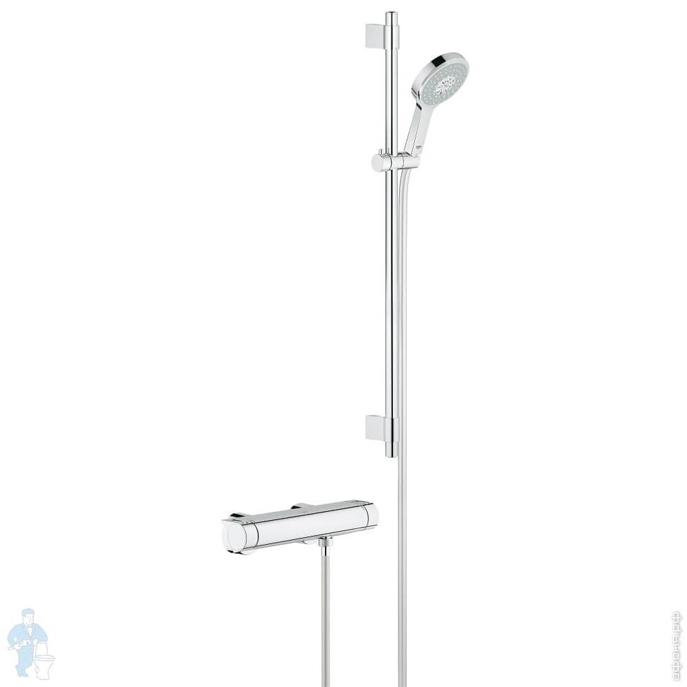 Смеситель Grohe Grohtherm 2000 34482001 термостат для душа, с душевым гарнитуром, хром