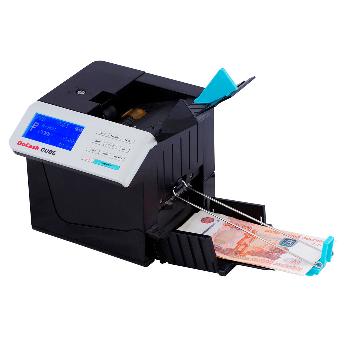 Автоматический детектор банкнот /портативный счетчик банкнот DoCash CUBE (с АКБ)