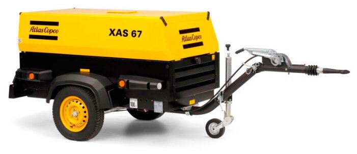 Компрессор масляный Atlas Copco XAS 67 DdG, 36 кВт